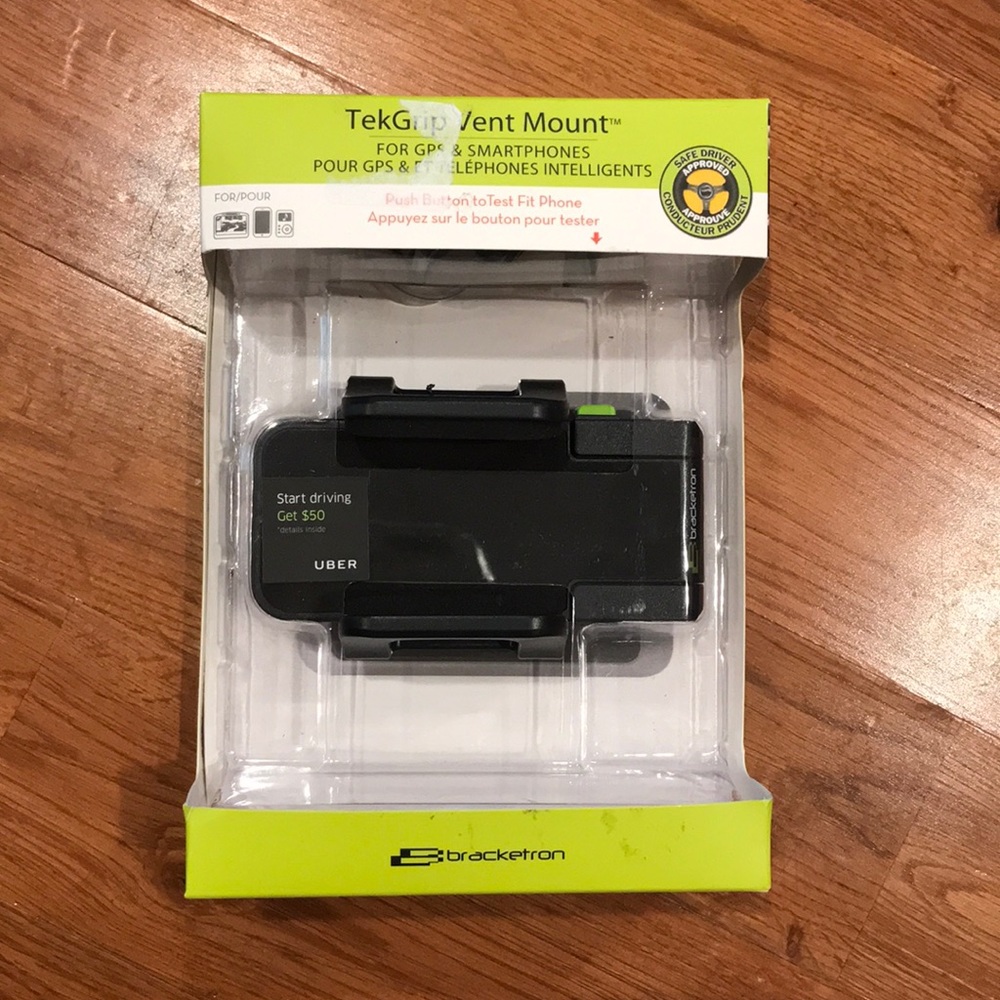 Bracketron TecGrip Vent Mount for GPS/Smartphones